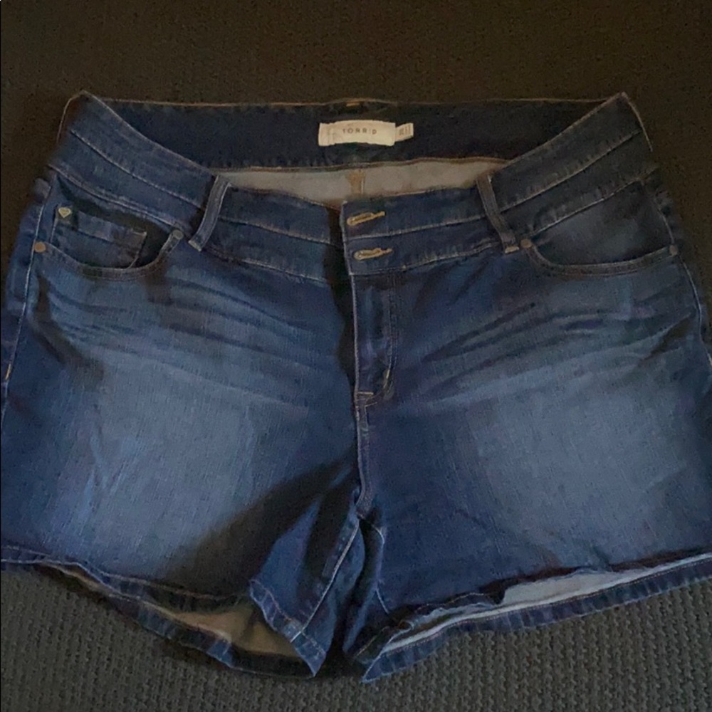 Denim shorts